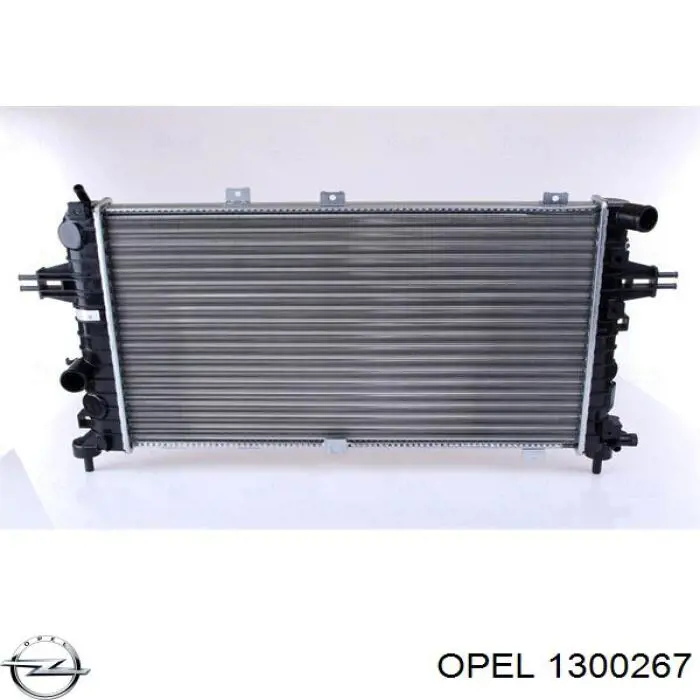 1300267 Opel Радіатор охолодження двигуна