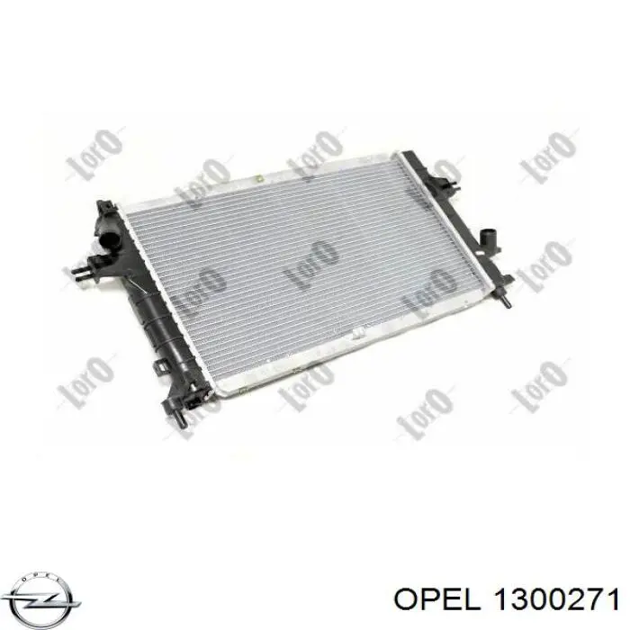 Радіатор основний Opel 1300271 ціна, від 68.92 USD