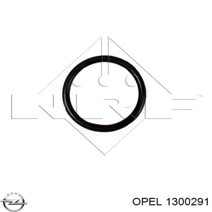 Радіатор 1300291 Opel