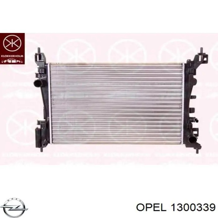 Радіатор основний Opel 1300339 ціна, від 66.69 USD