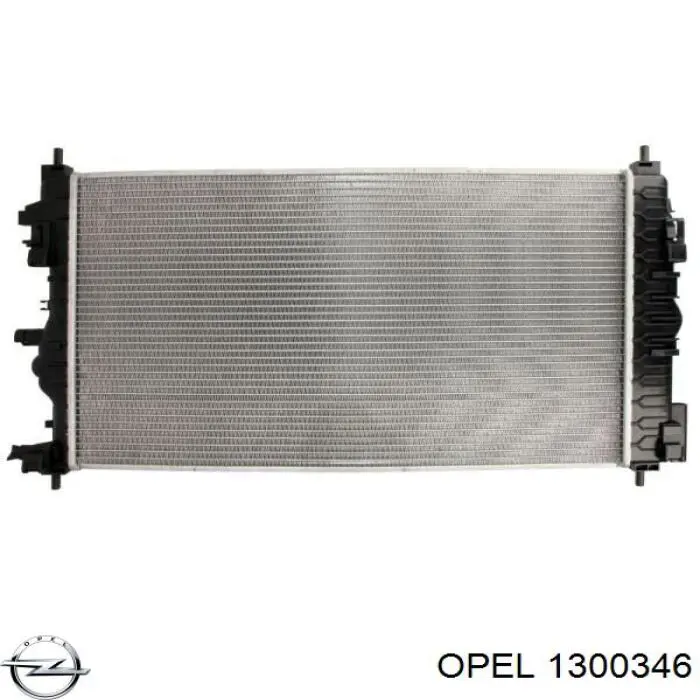 1300346 Opel Радіатор охолодження двигуна