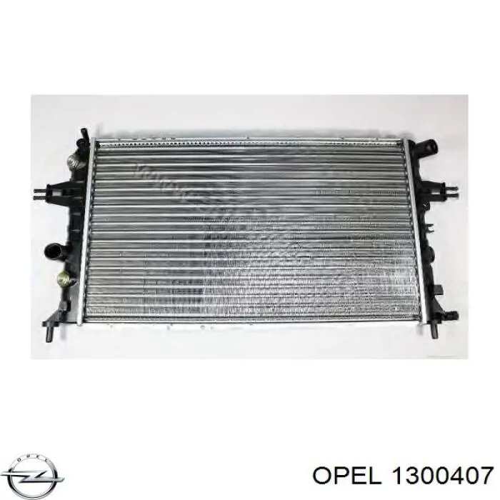 1300407 Opel радіатор охолодження двигуна