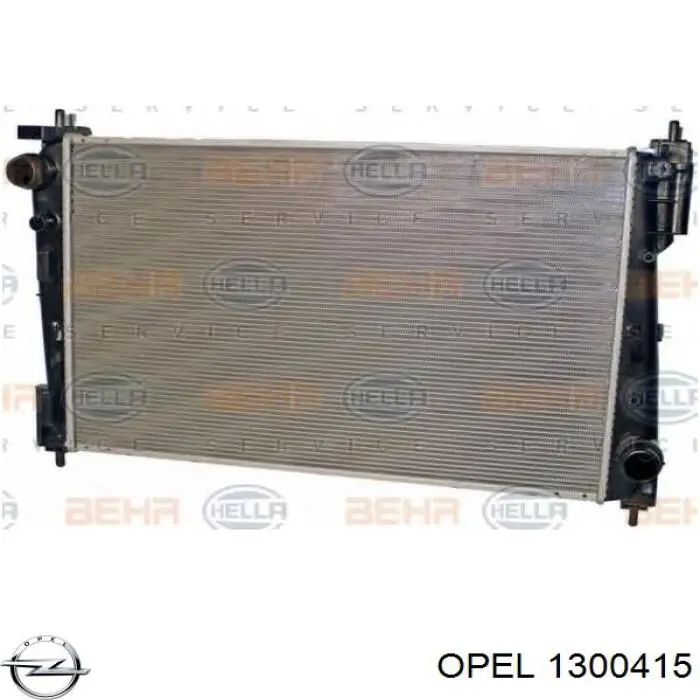 Купити 1300415 Opel Радіатор двигуна