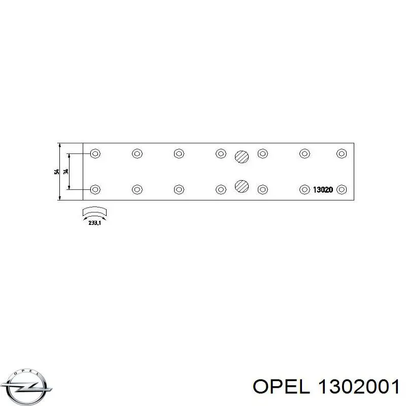 Радіатор охолодження двигуна на Opel Rekord E 