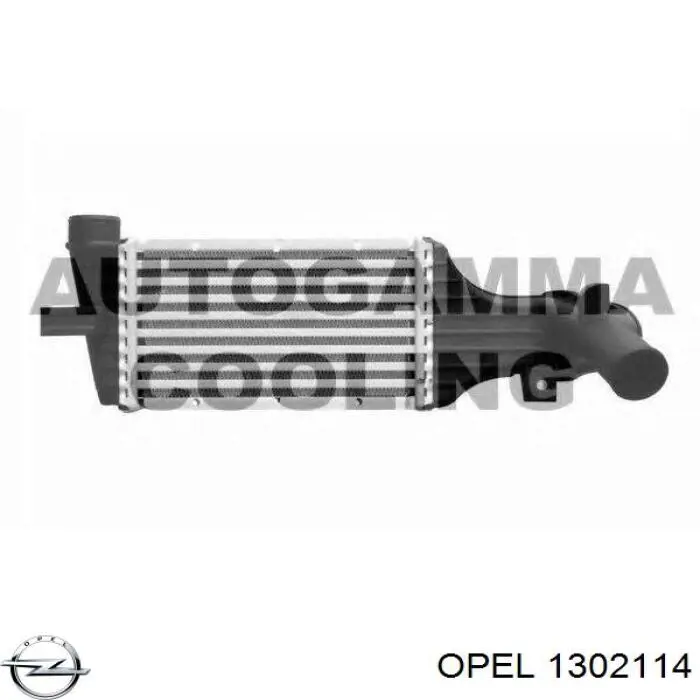 Купити 1302114 Opel Радіатор интеркуллера