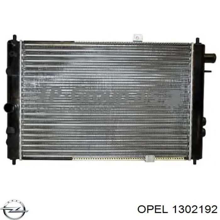 1302192 Opel радіатор охолодження двигуна