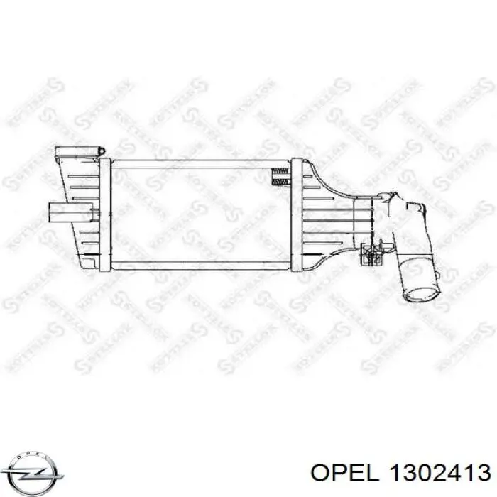 Система охолодження наддувочного повітря Opel 1302413 ціна, від 50.68 USD