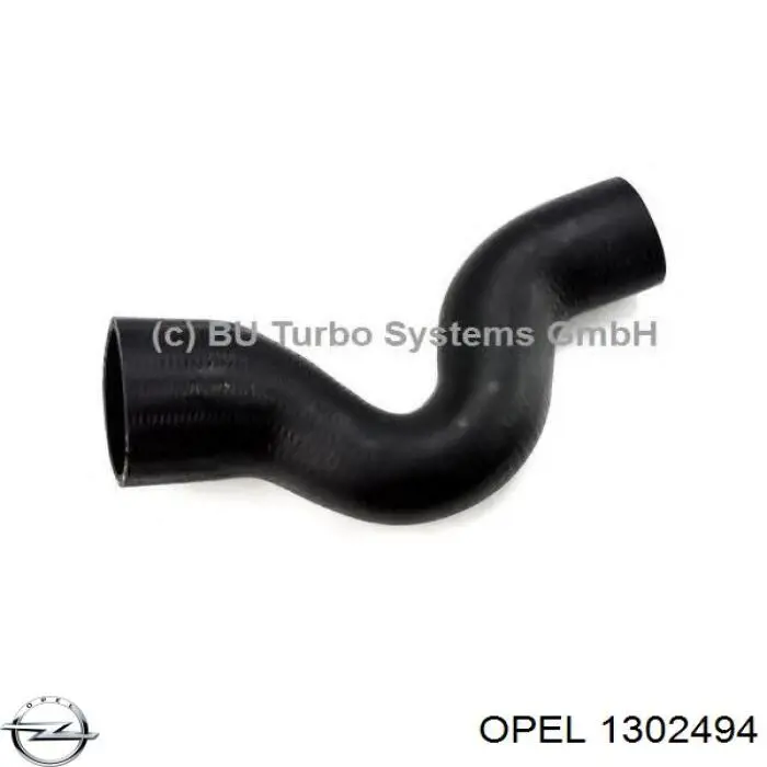 Трубка, що нагнітається Opel 1302494 ціна, від 16.84 USD
