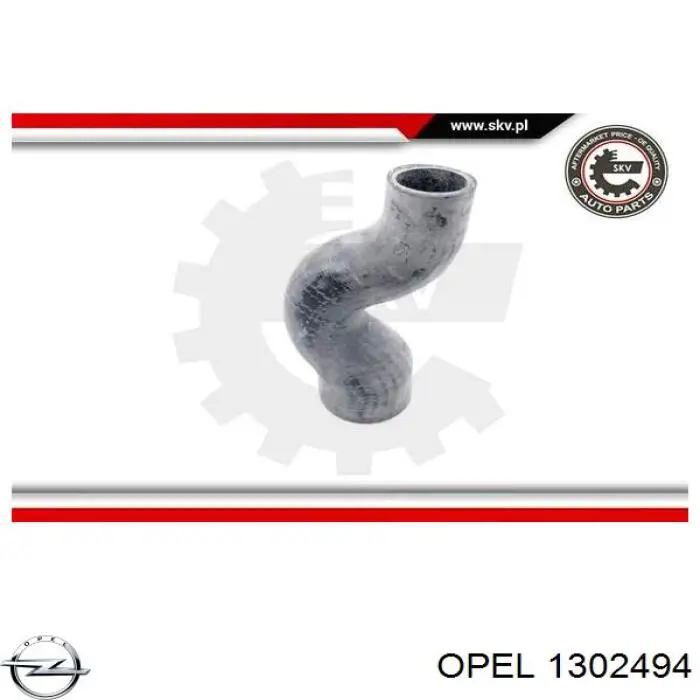 Купити 1302494 Opel Шланг/патрубок интеркуллера