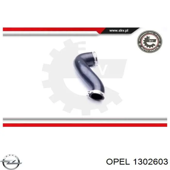 Купити 1302603 Opel Шланг/патрубок интеркуллера