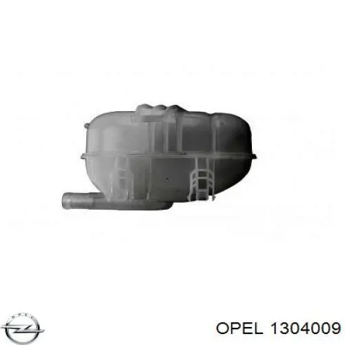Бачок системи охолодження 1304009 Opel