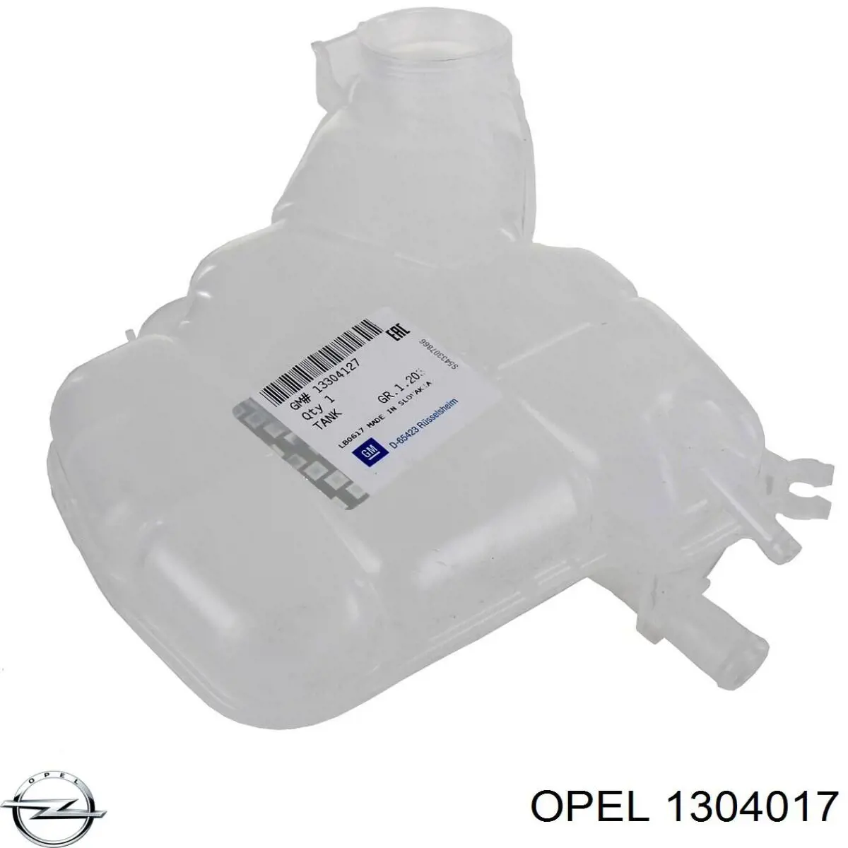 1304017 Opel бачок системи охолодження, розширювальний