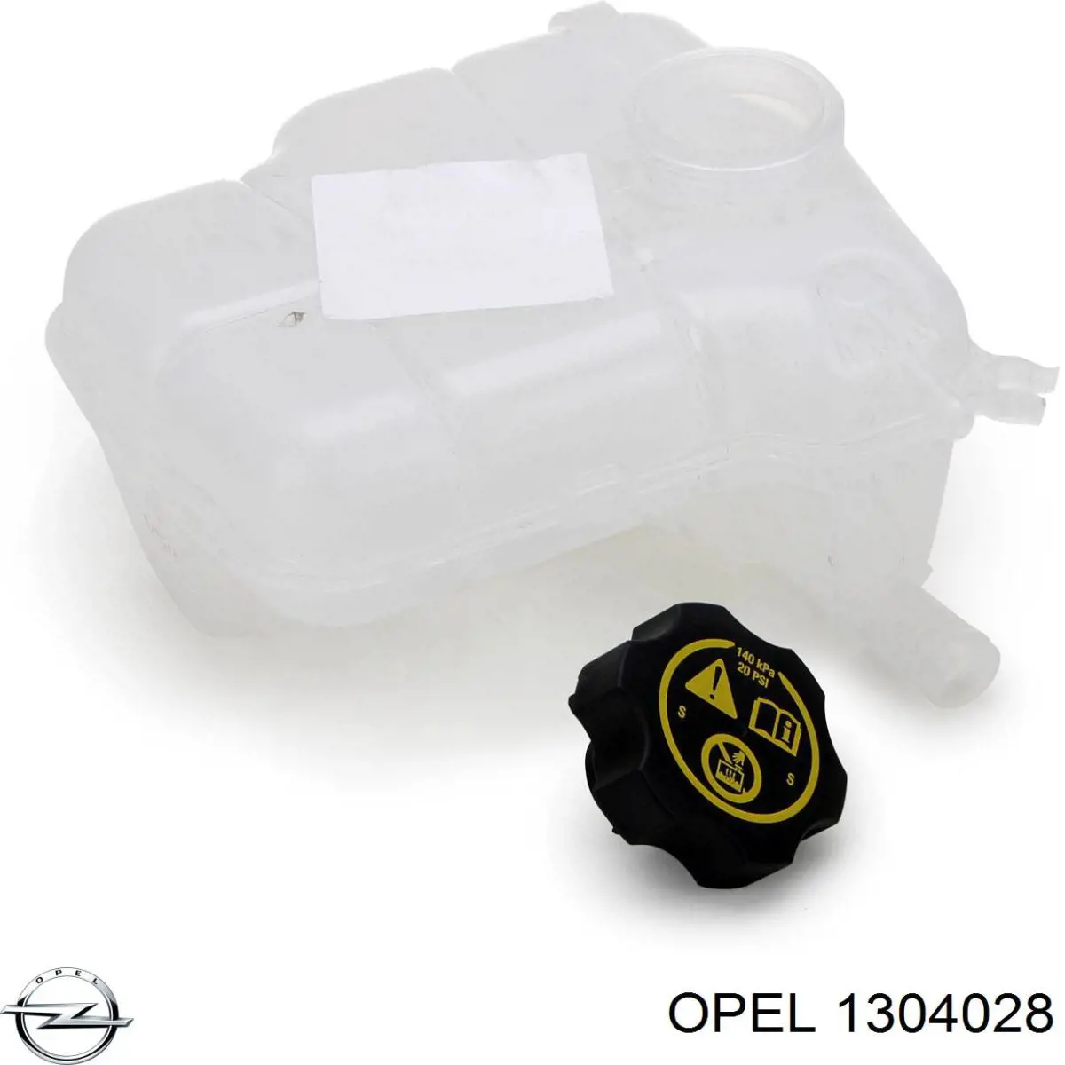 Бачок системи охолодження двигуна розширювальний Opel 1304028 ціна, від 12.03 USD