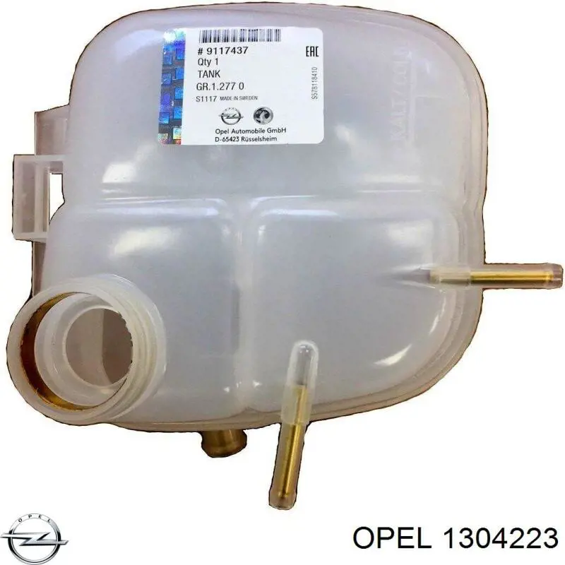 1304223 Opel бачок системи охолодження, розширювальний