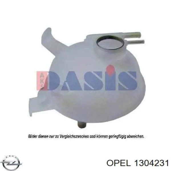 1304231 Opel бачок системи охолодження, розширювальний