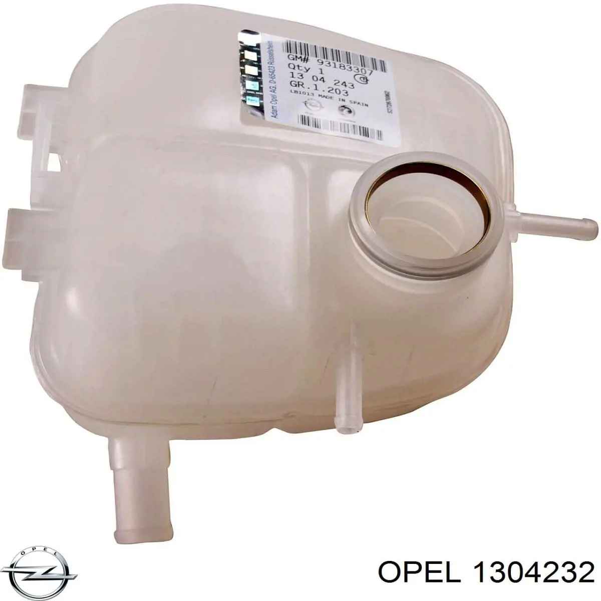 1304232 Opel бачок системи охолодження, розширювальний