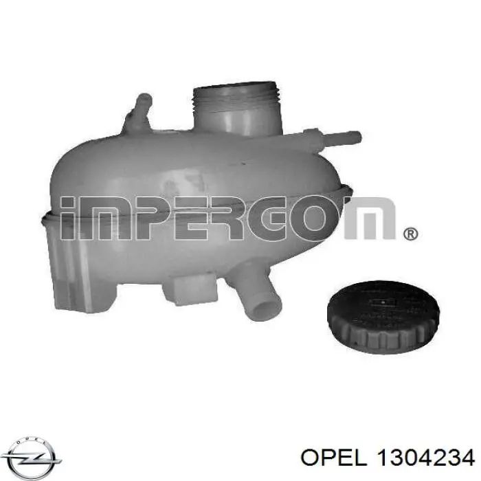 1304234 Opel бачок системи охолодження, розширювальний