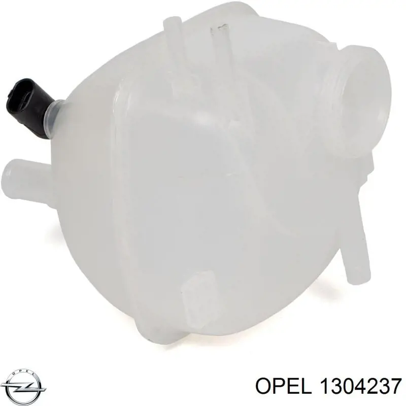 Бачок системи охолодження 1304237 Opel