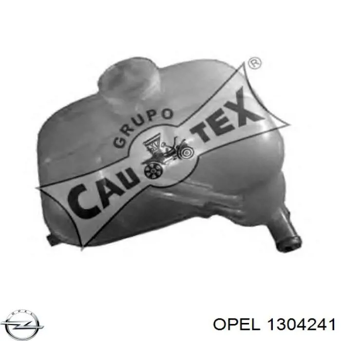 1304241 Opel Розширювальний бачок охолодження
