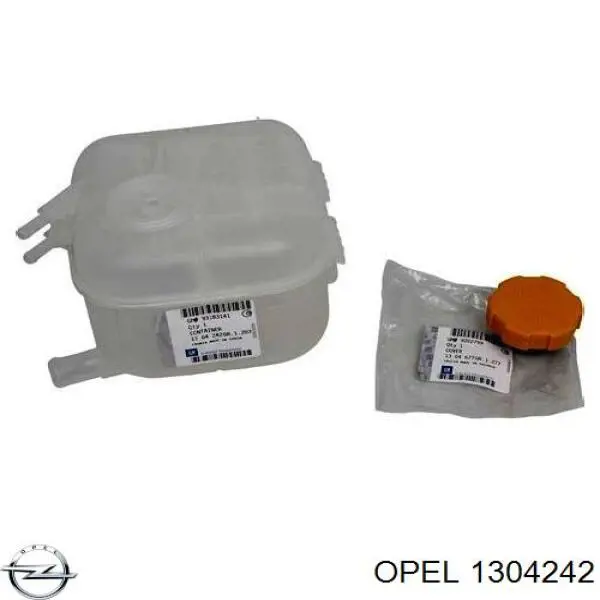 Бачок системи охолодження 1304242 Opel