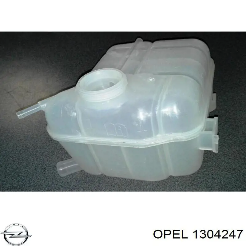 Бачок системи охолодження 1304247 Opel