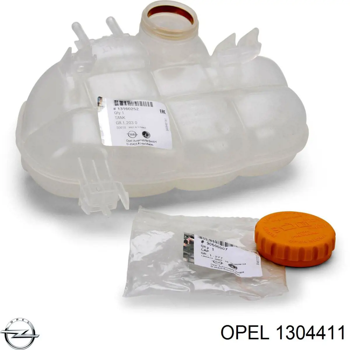 1304411 Opel бачок системи охолодження, розширювальний