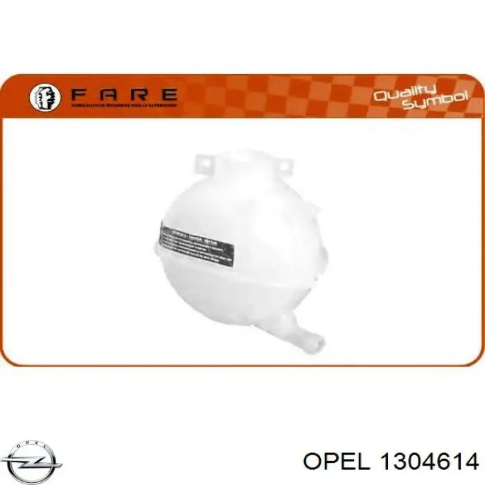 1304614 Opel бачок системи охолодження, розширювальний