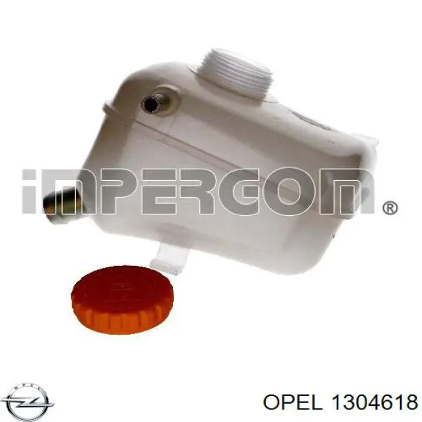 1304618 Opel Розширювальний бачок охолодження