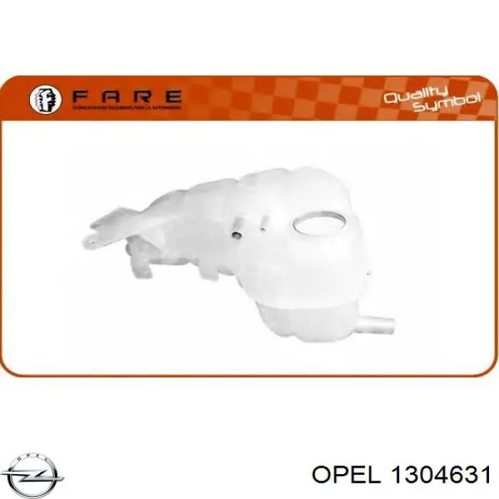 1304631 Opel бачок системи охолодження, розширювальний