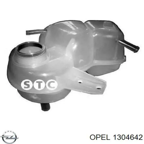 Бачок системи охолодження двигуна розширювальний Opel 1304642 ціна, від 13.42 USD