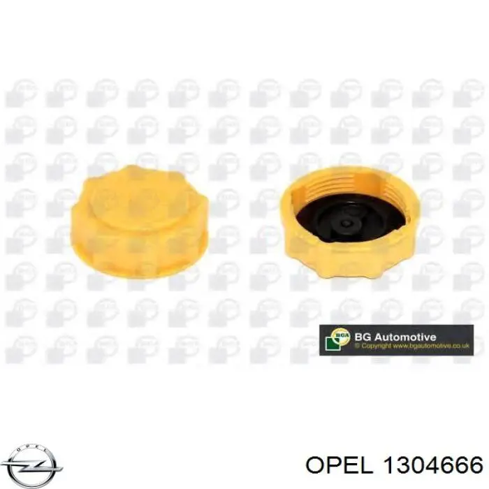 1304666 Opel кришка/пробка розширювального бачка