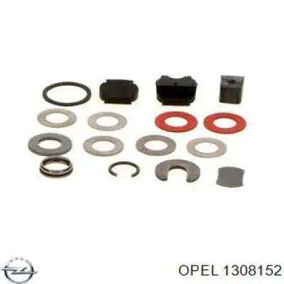 1308152 Opel шланг/патрубок інтеркулера, нижній