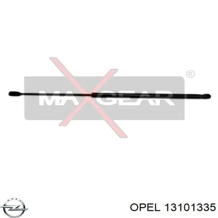 Амортизатор багажника 13101335 Opel