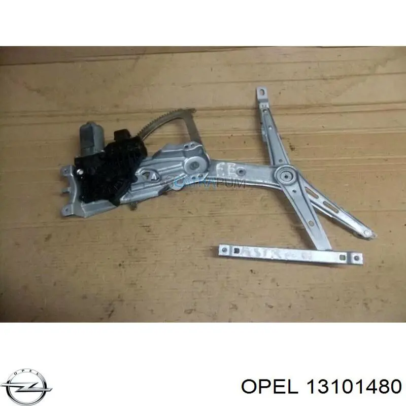Двигун склопідіймача двері передньої, лівої 6207117 Opel