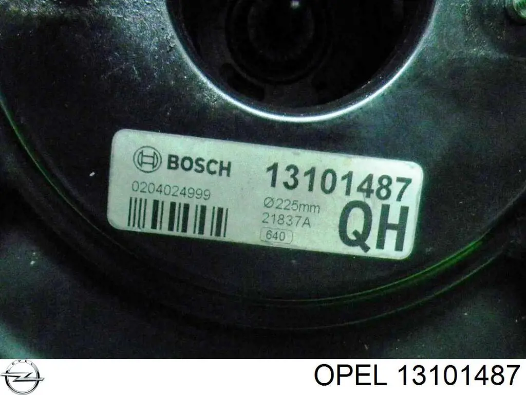 Підсилювач гальм 13101487 Opel