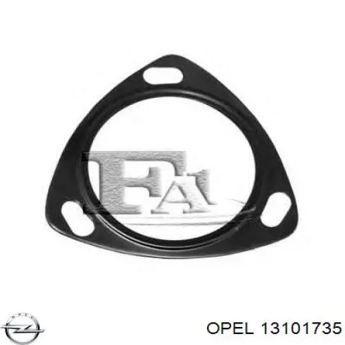 0854972 Opel прокладка каталітізатора (каталітичного нейтралізатора)