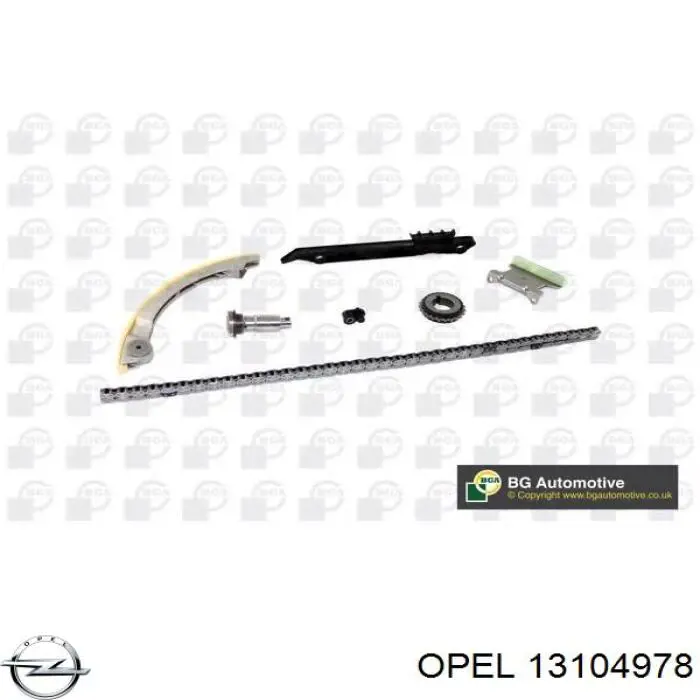 Заспокоювач ланцюга ГРМ, лівий Opel 13104978 ціна, від 6.20 USD