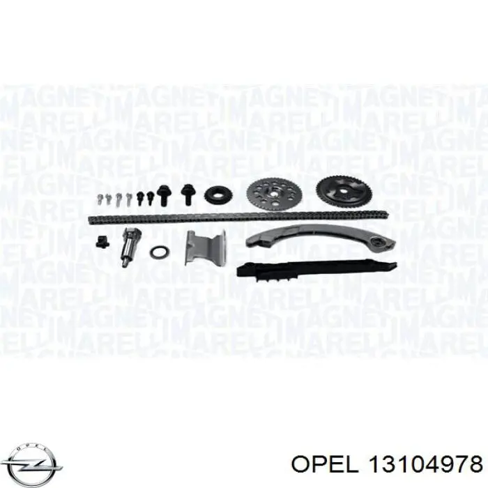 Купити 13104978 Opel Заспокоювач ланцюга ГРМ, лівий