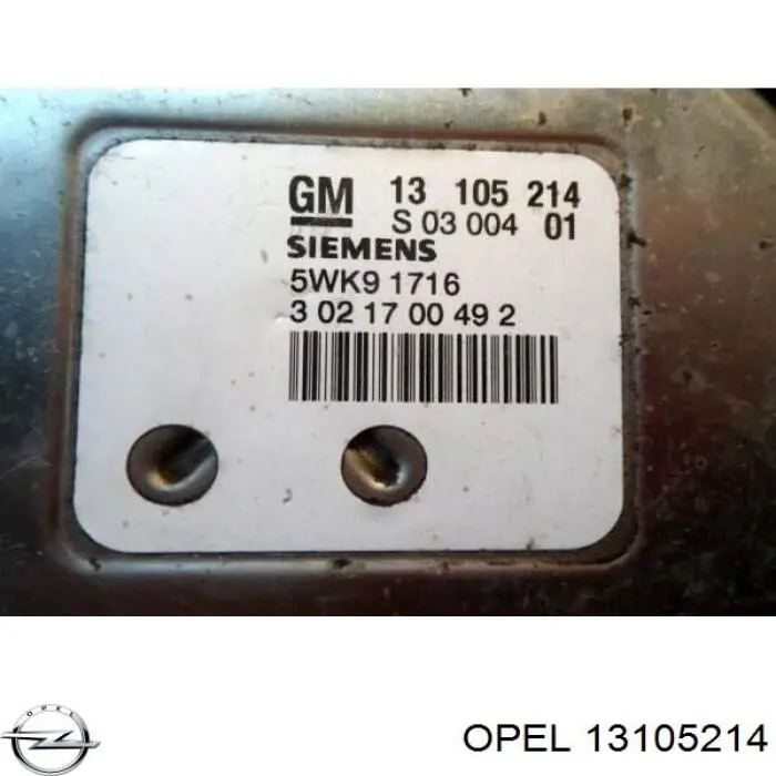  Opel 13105214 ціна, від 300.88 USD