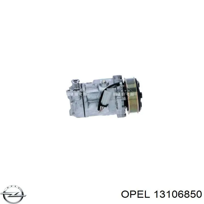 Компресор кондиціонера GM13106850 Opel