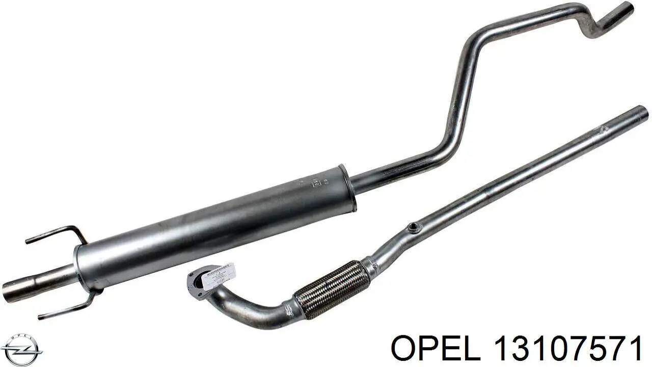 Глушник Opel 13107571 ціна, від 36.96 USD