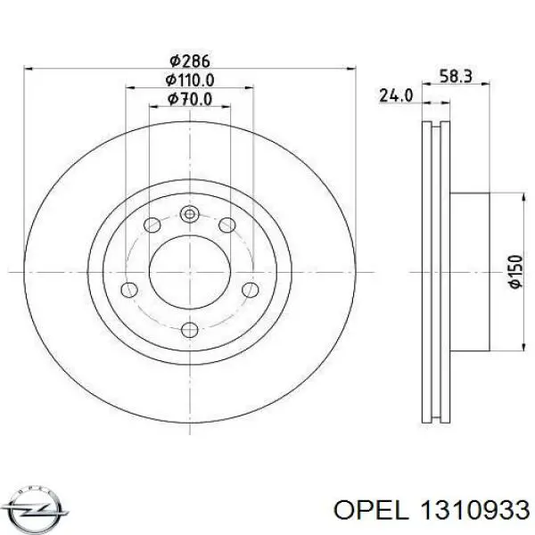  1310933 Opel