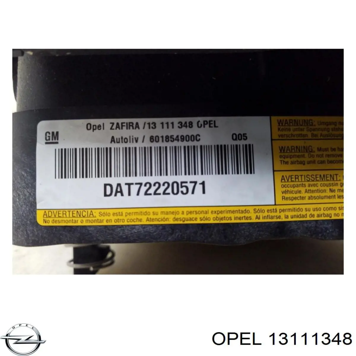 Подушка AIRBAG передня ліва Opel 13111348 ціна, від 22.50 USD
