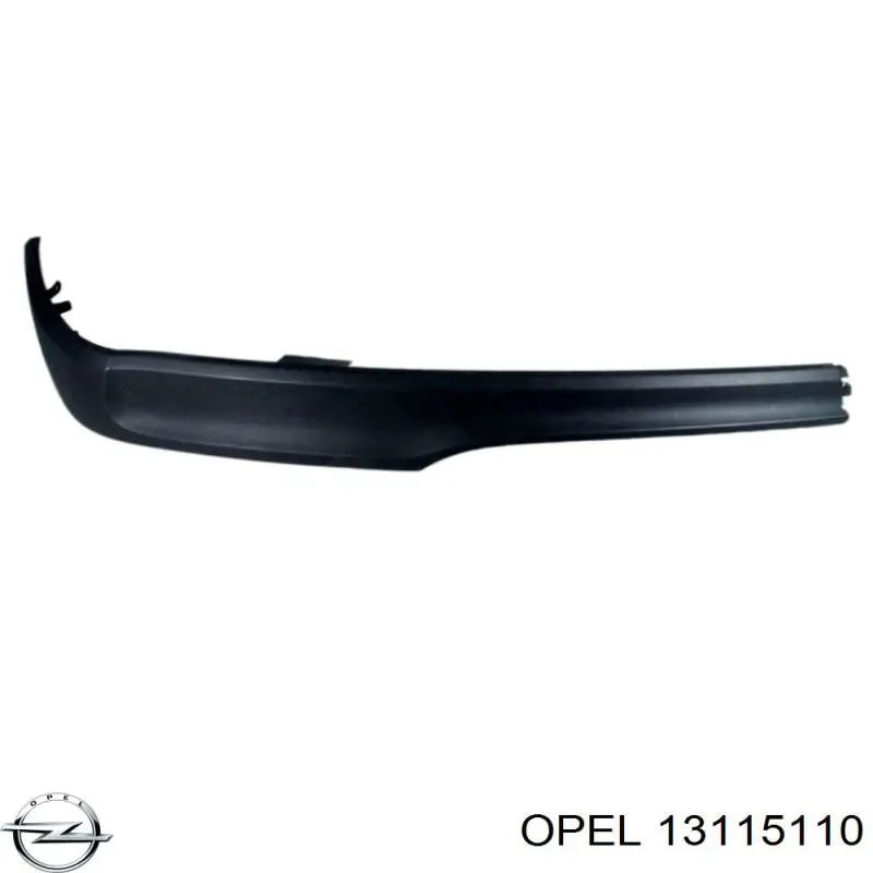 Купити 1400693 Opel Спойлер переднього бампера, лівий