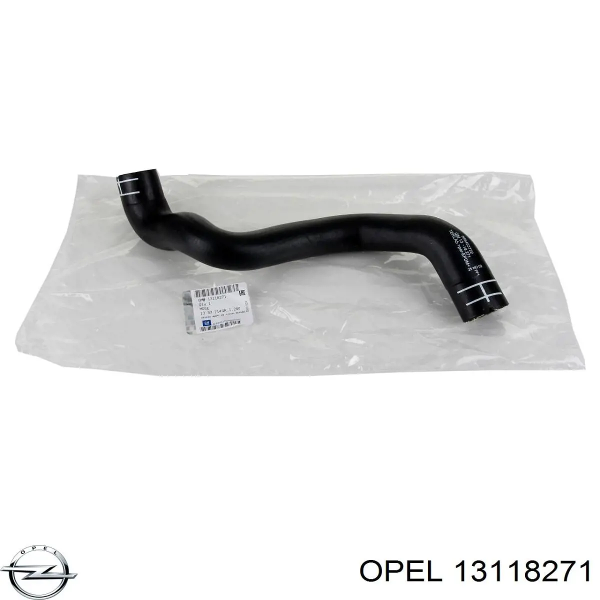 Купити 13118271 Opel Шланг/патрубок радіатора охолодження, верхній