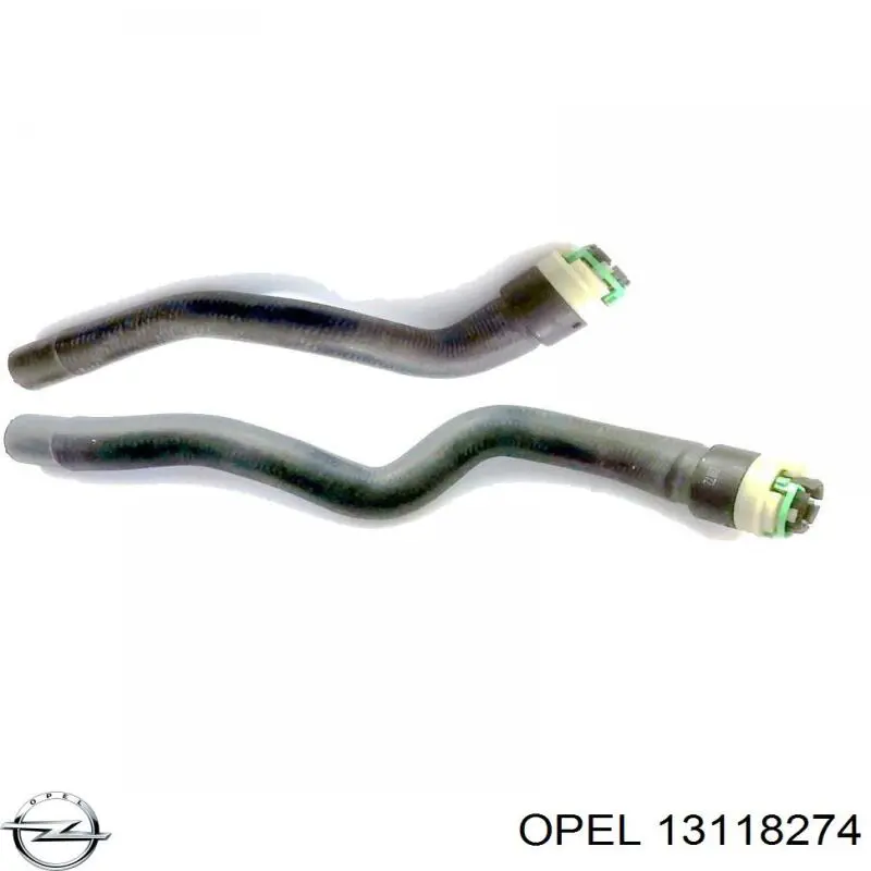Шланг радіатора опалювача/пічки, подача Opel 13118274 ціна, від 7.75 USD