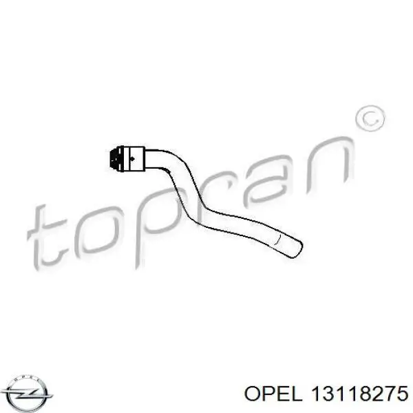 Купити 13118275 Opel Шланг радіатора опалювача/пічки, обратка