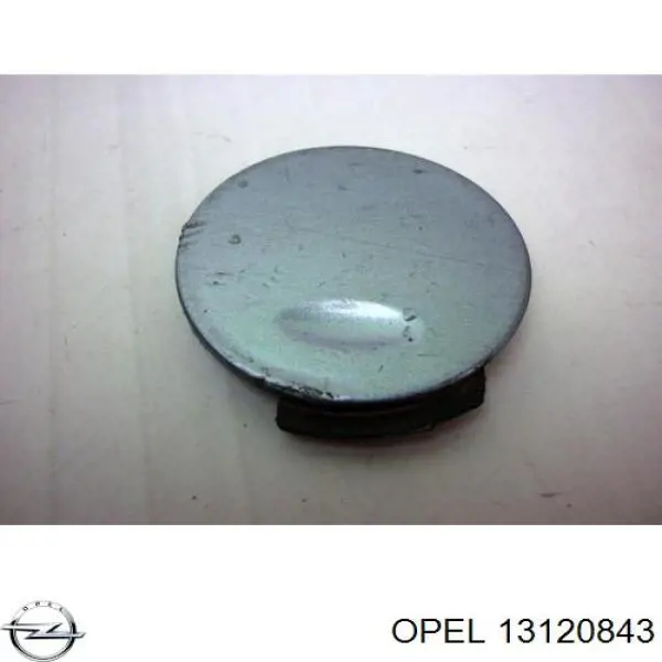 13120843 Opel Заглушка бампера буксирувального гака, передня