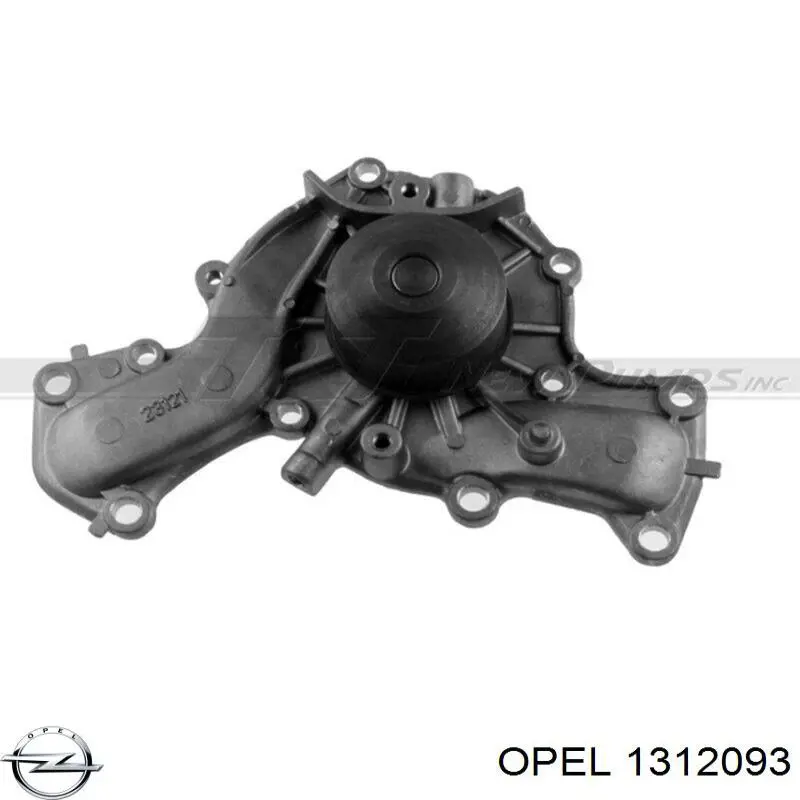 1312093 Opel супорт радіатора верхній/монтажна панель кріплення фар