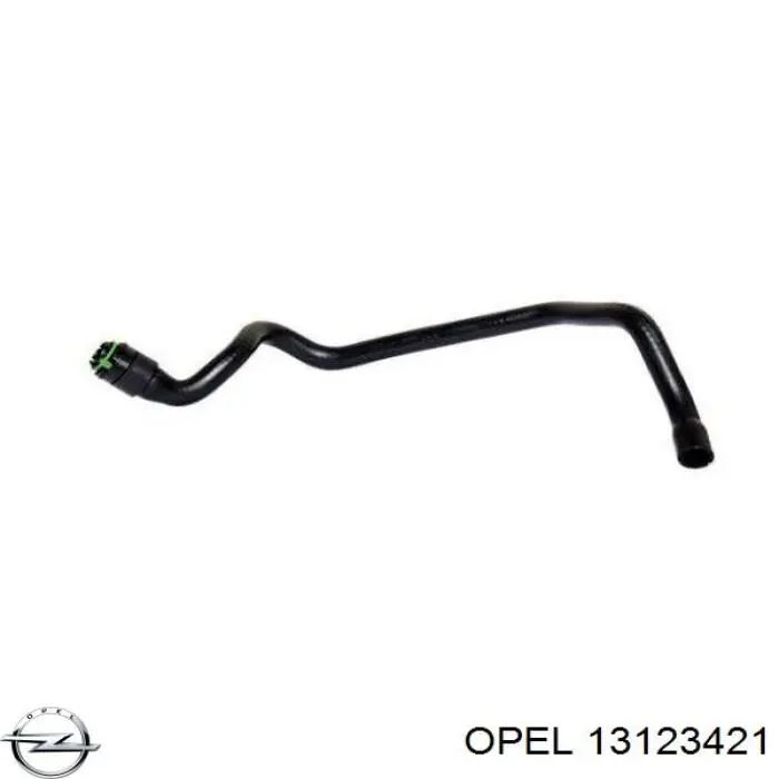 13123421 Opel шланг радіатора опалювача/пічки, обратка
